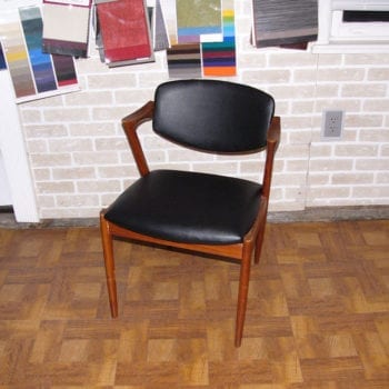 Black Leather Upholstered Chair Pennsylvania