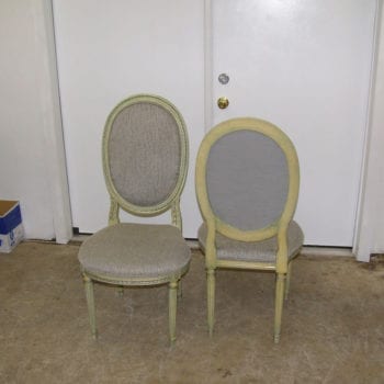 Antique upholstery repair