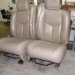 Brown Front Seats Reupholstered