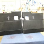 Car Upholstery Side Panels on Doors Reupholstered