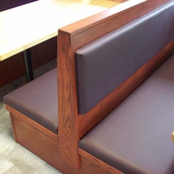 Booth Seats Renovation Project to Its Original Look