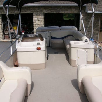 Reupholstery of Sun Tracker Interior