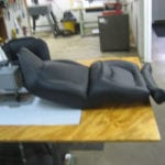Motorcycle upholstered seat