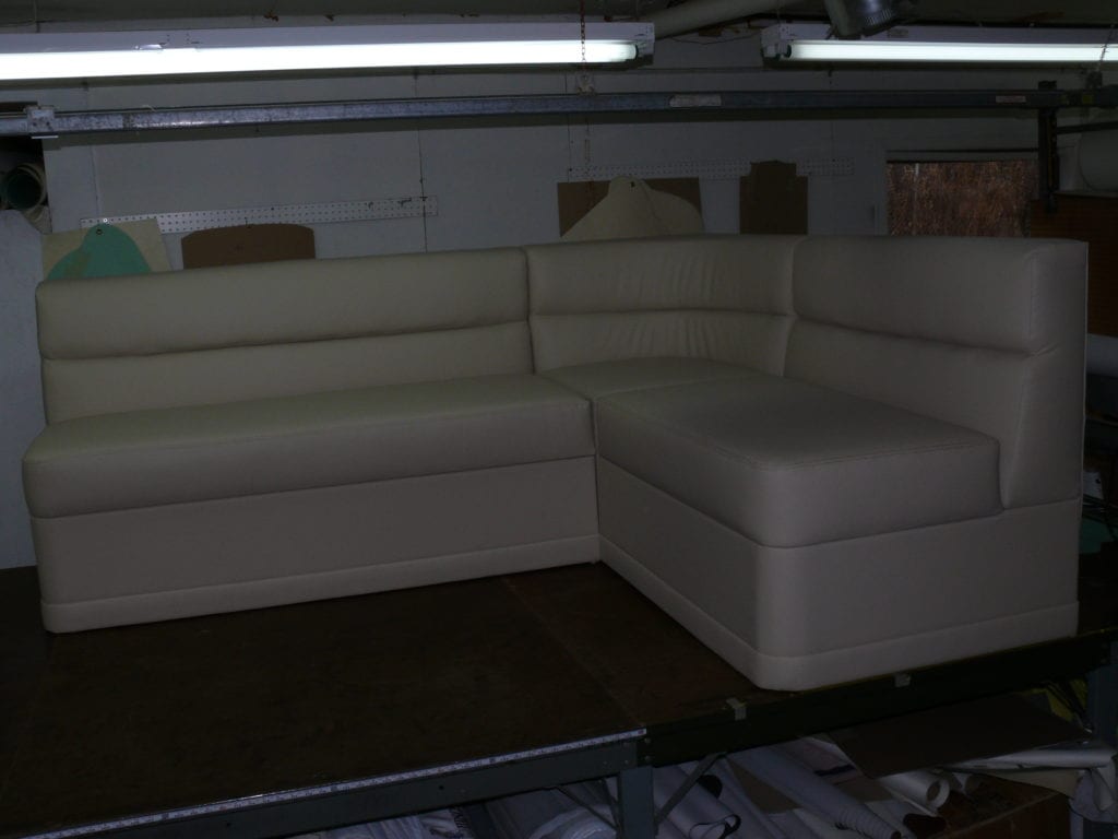 Custom Corner Sofabed restoration for Ocean Boat