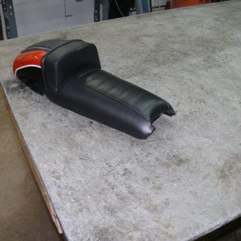 Honda motorcycle custom upholstery seat