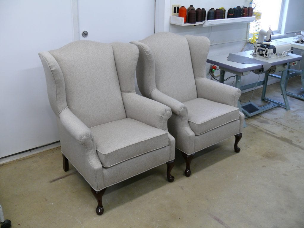 2 wingback chair Upholstery