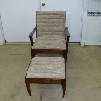 Upholstery modern channel back chair