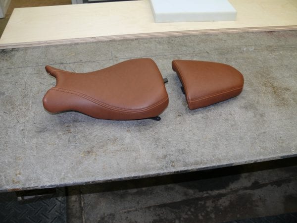 Upholstery motorcycle seat