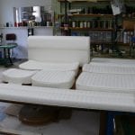 Entire Boat Seats - White Upholstery Marine