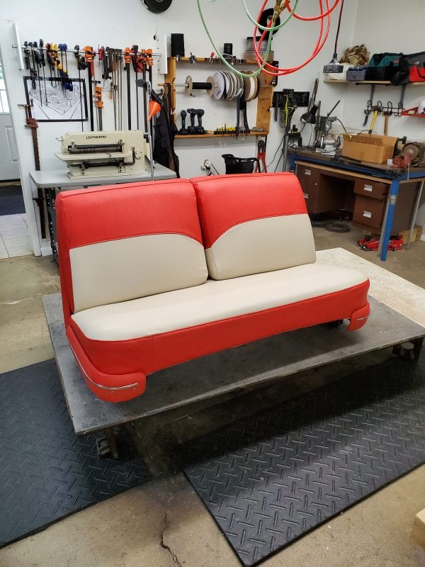 Car Seat Reupholstery Project
