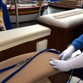 boat upholster repair