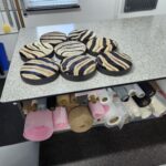 custom bar stool upholstery New Jersey round bar stool reupholstery NJ commercial bar stool upholstery Hudson County NJ zebra print bar stool custom bar stool fabric replacement near Hoboken NJ