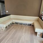 luxury banquette seating Pennsylvania residential upholstery Chester County PA