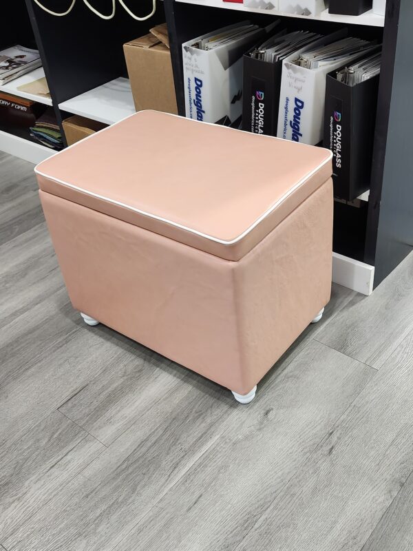 Custom Storage Ottoman Upholstery Wilmington DE | Leather Reupholstery